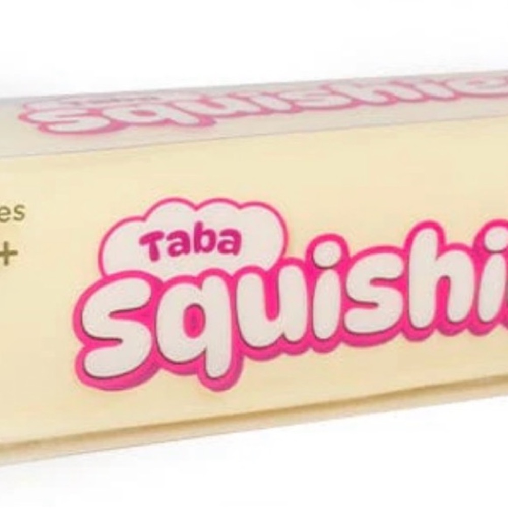 Needoh Fab 4 NWT, TABA butter JUMBO! VIRAL SprarkleDuckSquish!  Purple dumpling.